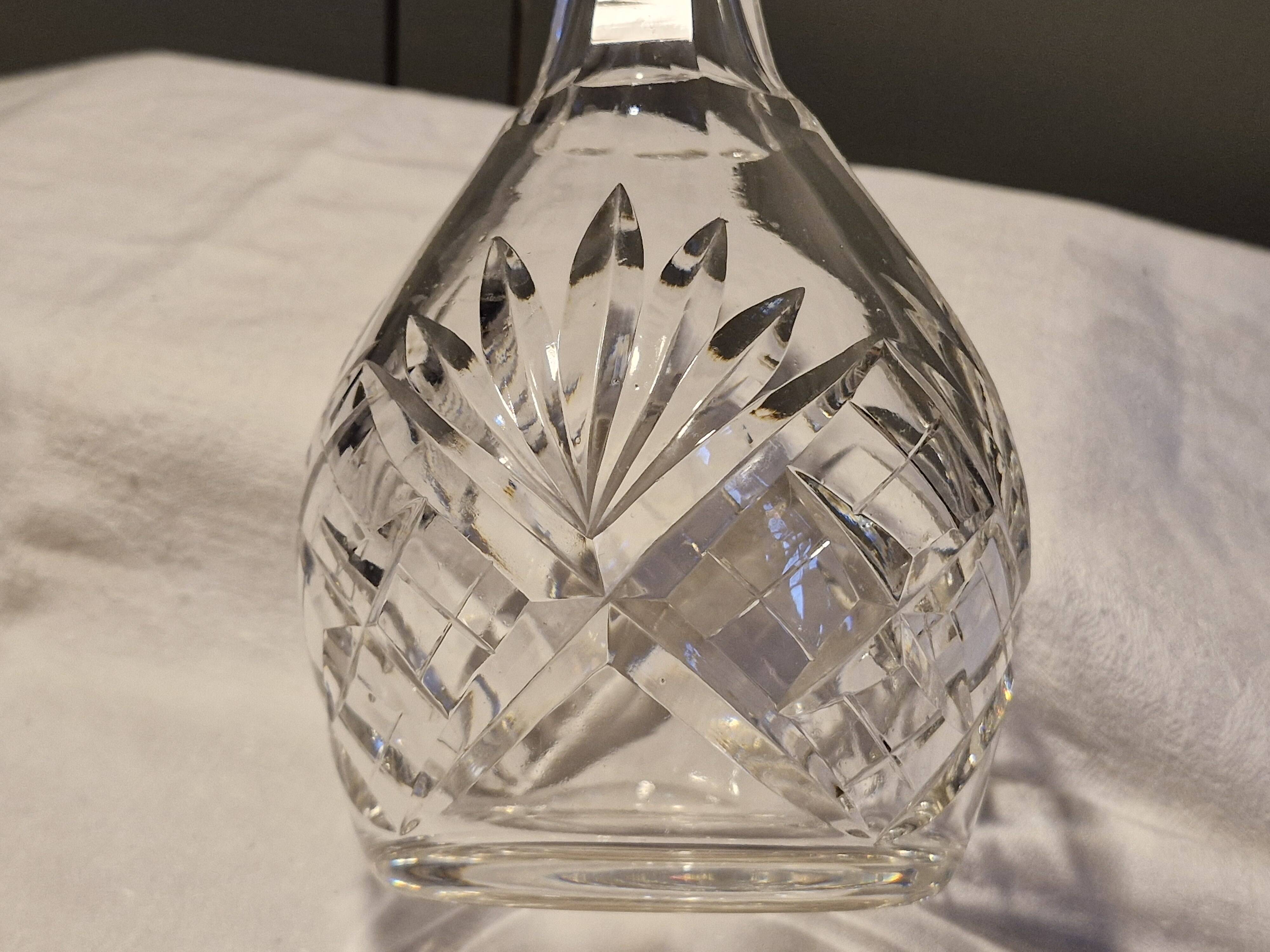 Saint Louis - Stamped soliflore vase - cut crystal - Height 22 cm