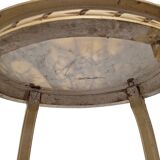 Antique French Classic Side Table with marble top, late 1800s