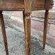 Table basse bouillotte de style Louis XVI en bois des années 1960/70