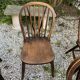 6 Windsor chairs stamped