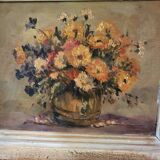 Oil on panel bouquet