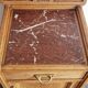 Table de chevet style Art Déco en chêne massif, années 30