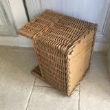 Vintage wicker magazine holders