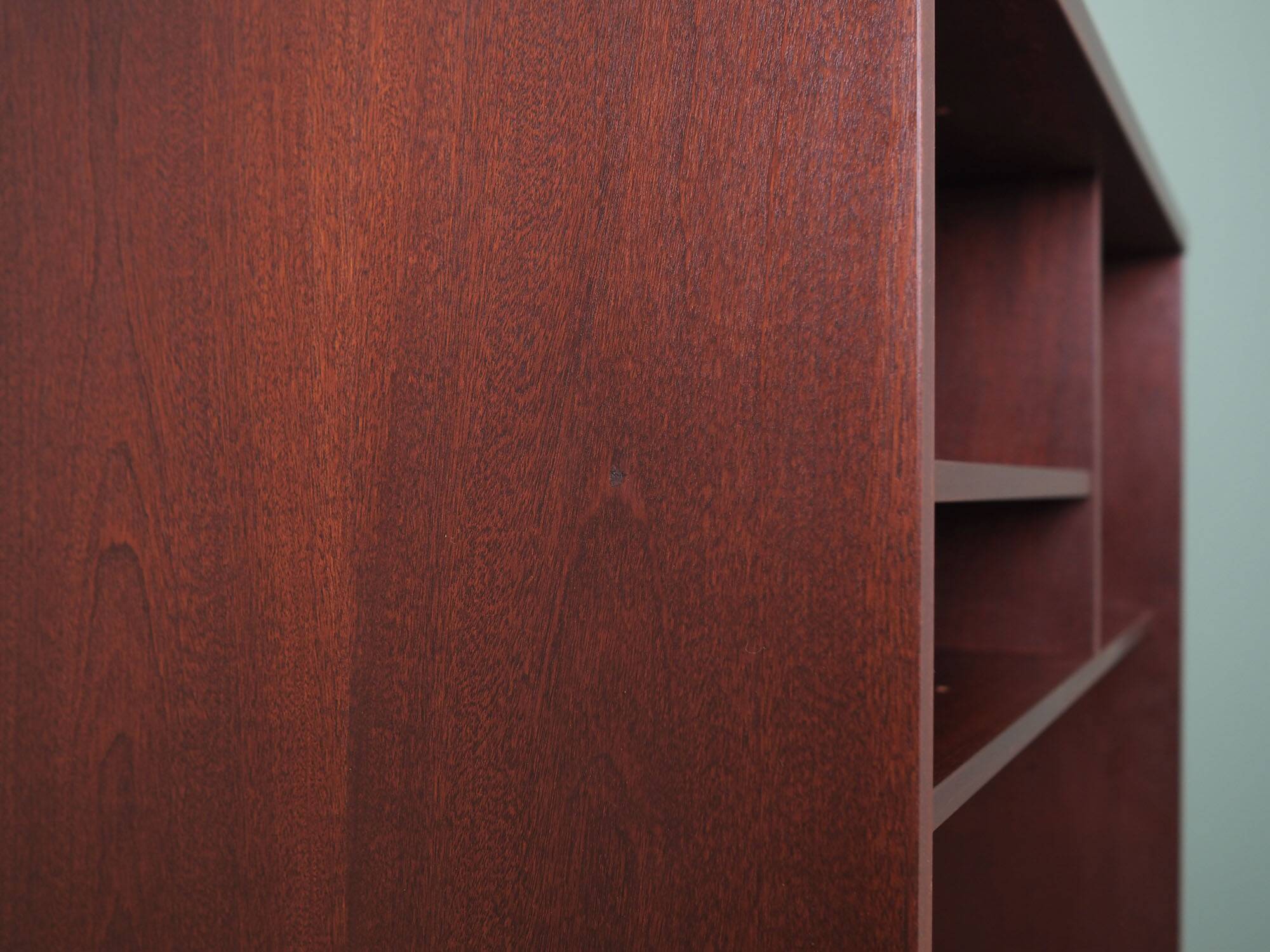 Mahogany bookcase, Swedish design, 1960s, manufacturer: Ulferts
