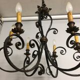 Lustre en fer forgé