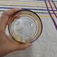 Pair of crystal stemmed bowls