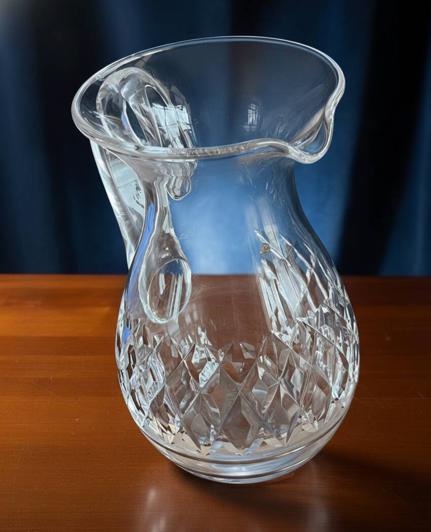 Crystal glassware service