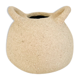“Bouboulita” vase in beige stoneware Simoneloo