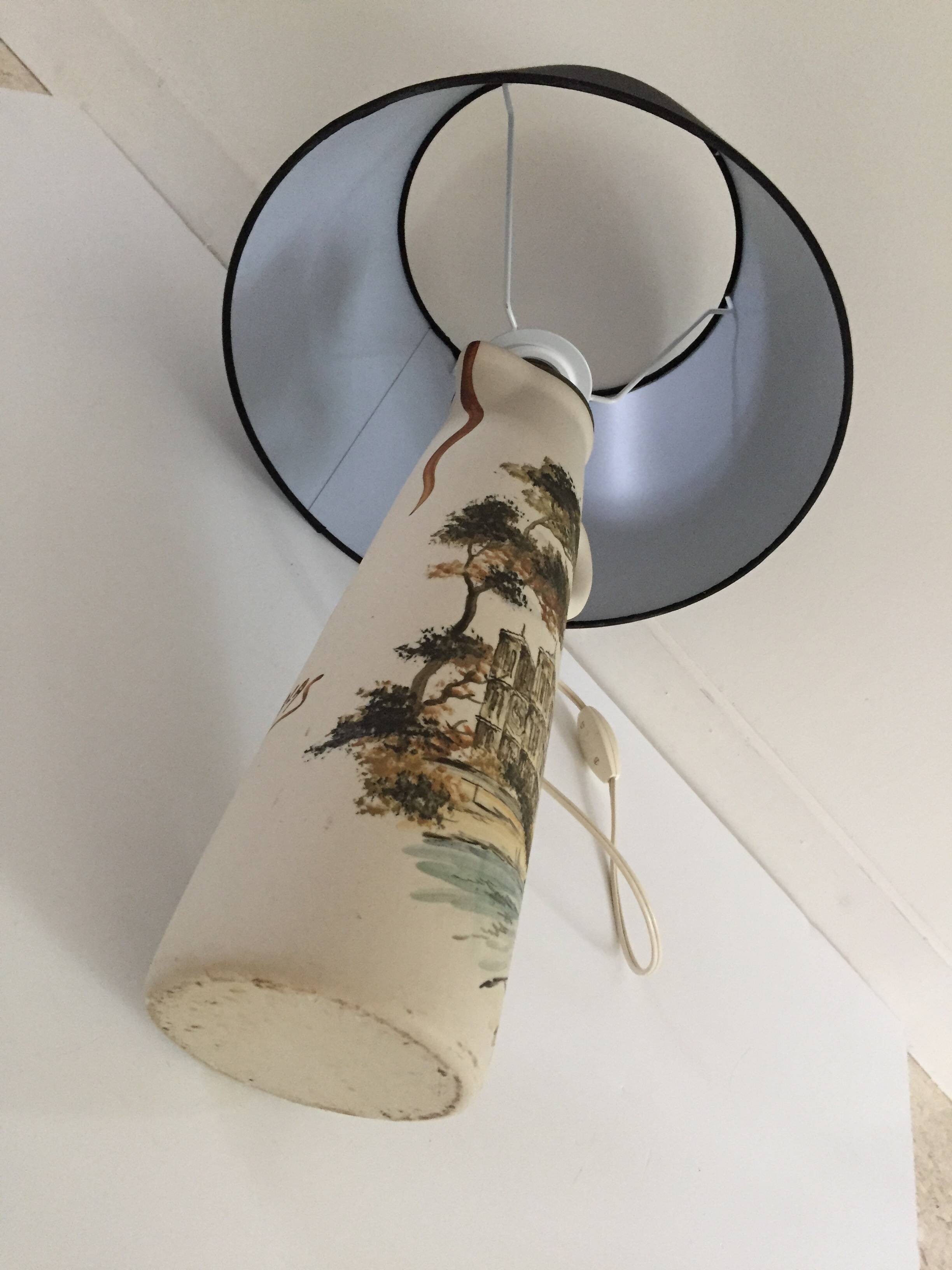 Handmade ceramic lamp by cazalas