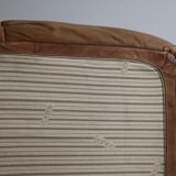 Canapé Sloop Ligne Roset par Michel Ducaroy en cuir cognac, années 1970