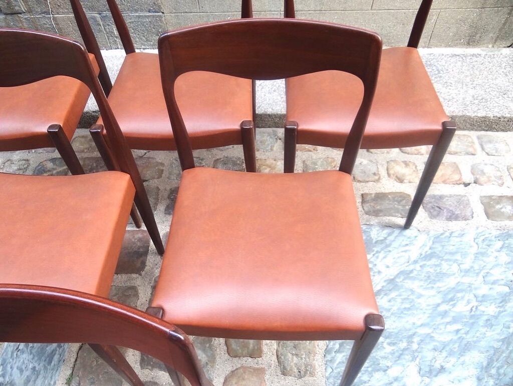 6 Scandinavian chairs