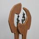 Contemporary Stone & Metal Sculpture with Bronze Figures