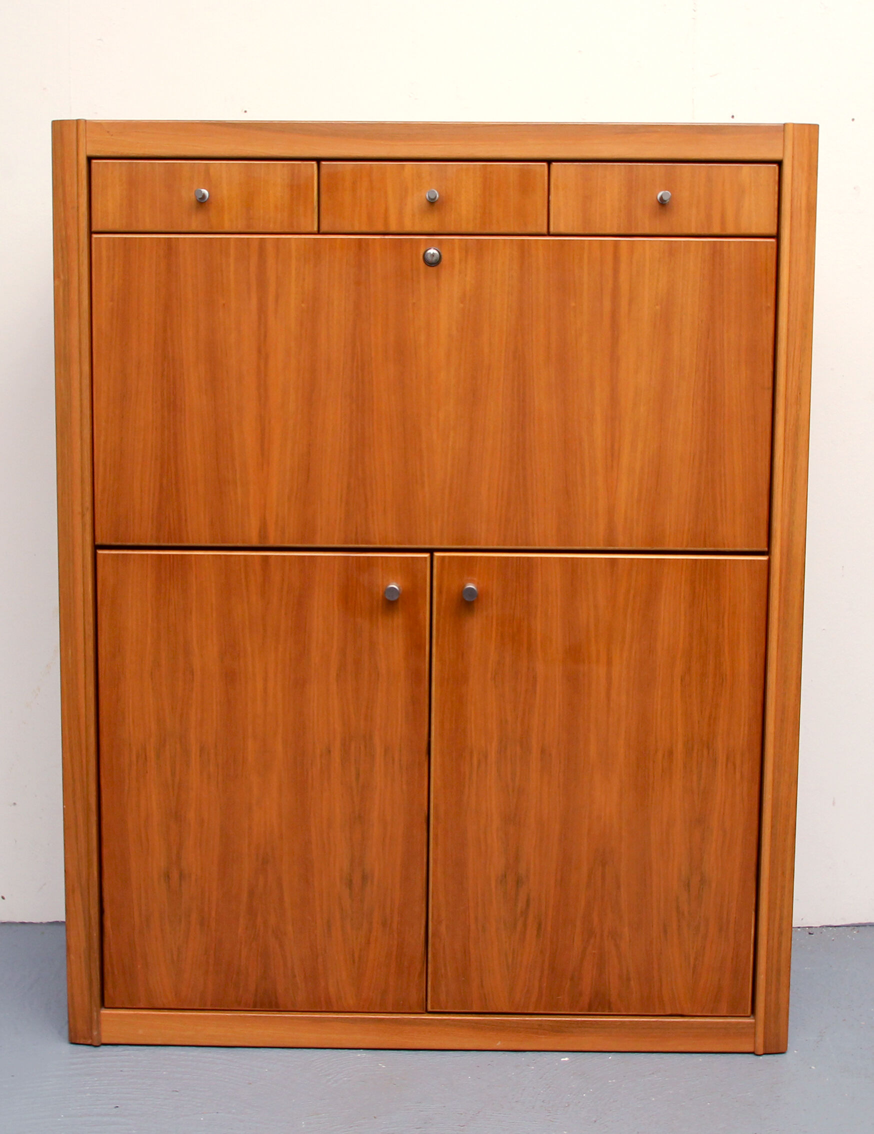1970s secretary in walnut, Domicil Furnitures Denmark