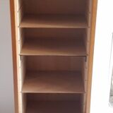 Vintage curtain file cabinet