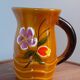 Pitcher flower signed PL France undulate