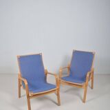 Set of Danish seats designed by Finn Østergaard for Kvist Møbler, 1970s