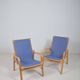 Set of Danish seats designed by Finn Østergaard for Kvist Møbler, 1970s