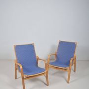 Set of Danish seats designed by Finn Østergaard for Kvist Møbler, 1970s