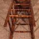 19th-century elm bar stool