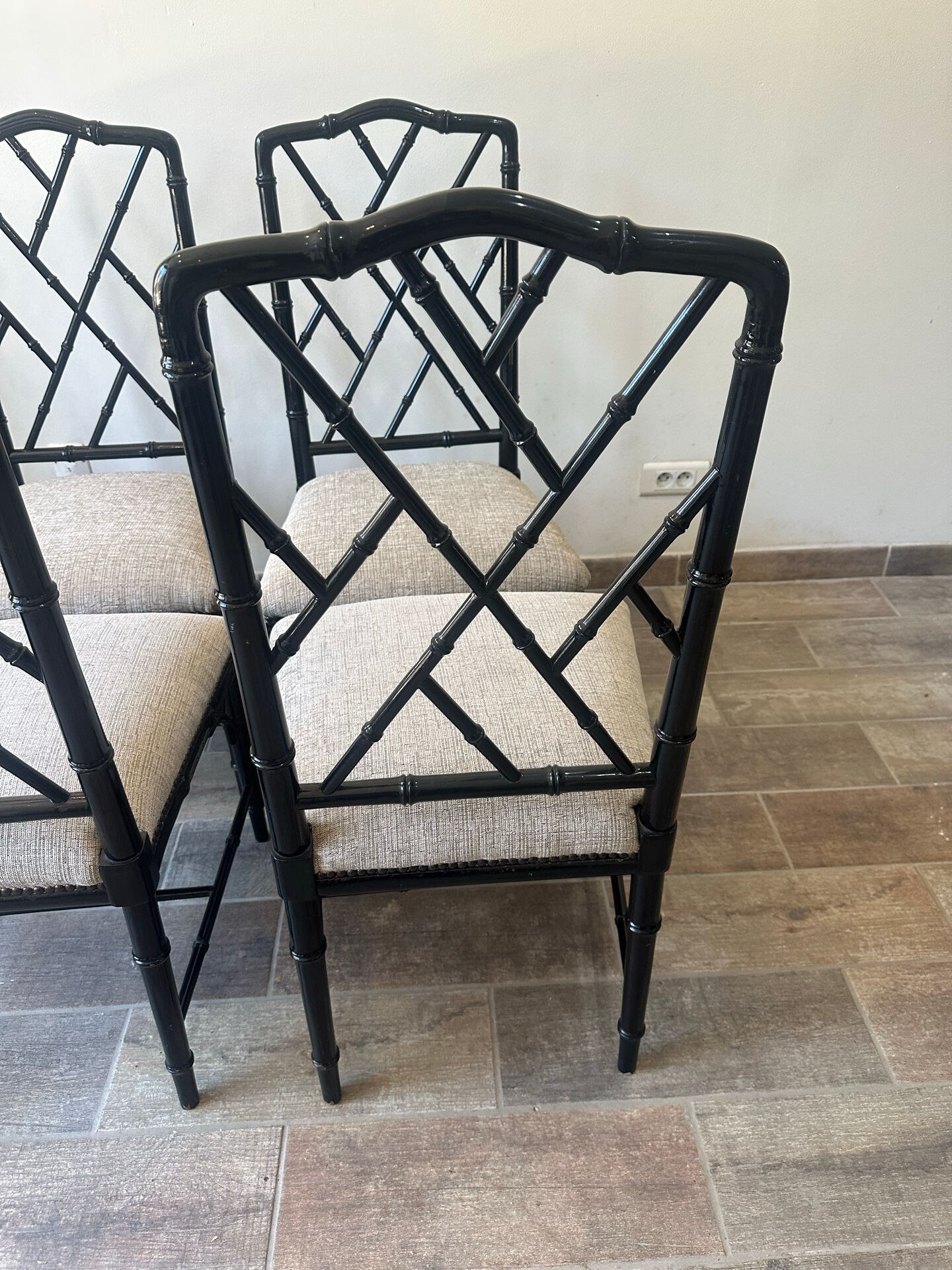 Lot de 4 chaises vintage