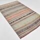 Red & Green Striped Kilim Rug, 130x205Cm
