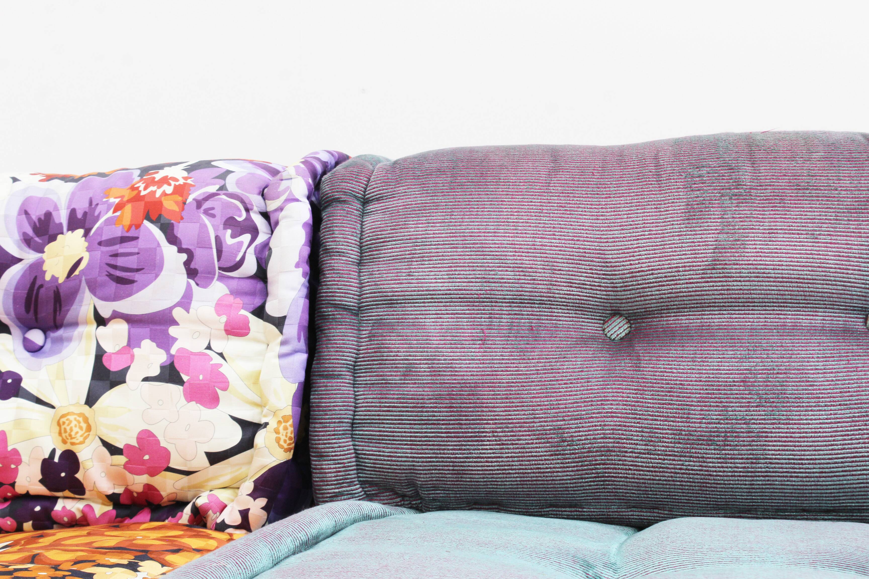 Roche Bobois Mah Jong sofa Missoni fabric design by Hans Hopfer , set of 14
