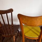 Set of 4 mismatched chairs