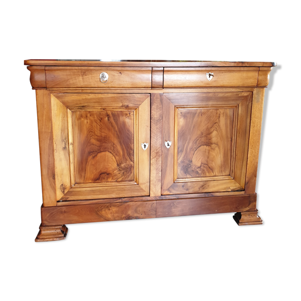 Buffet noyer deux portes deux tiroirs — Beyit