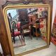 Large Louis Philippe gilded wood mirror