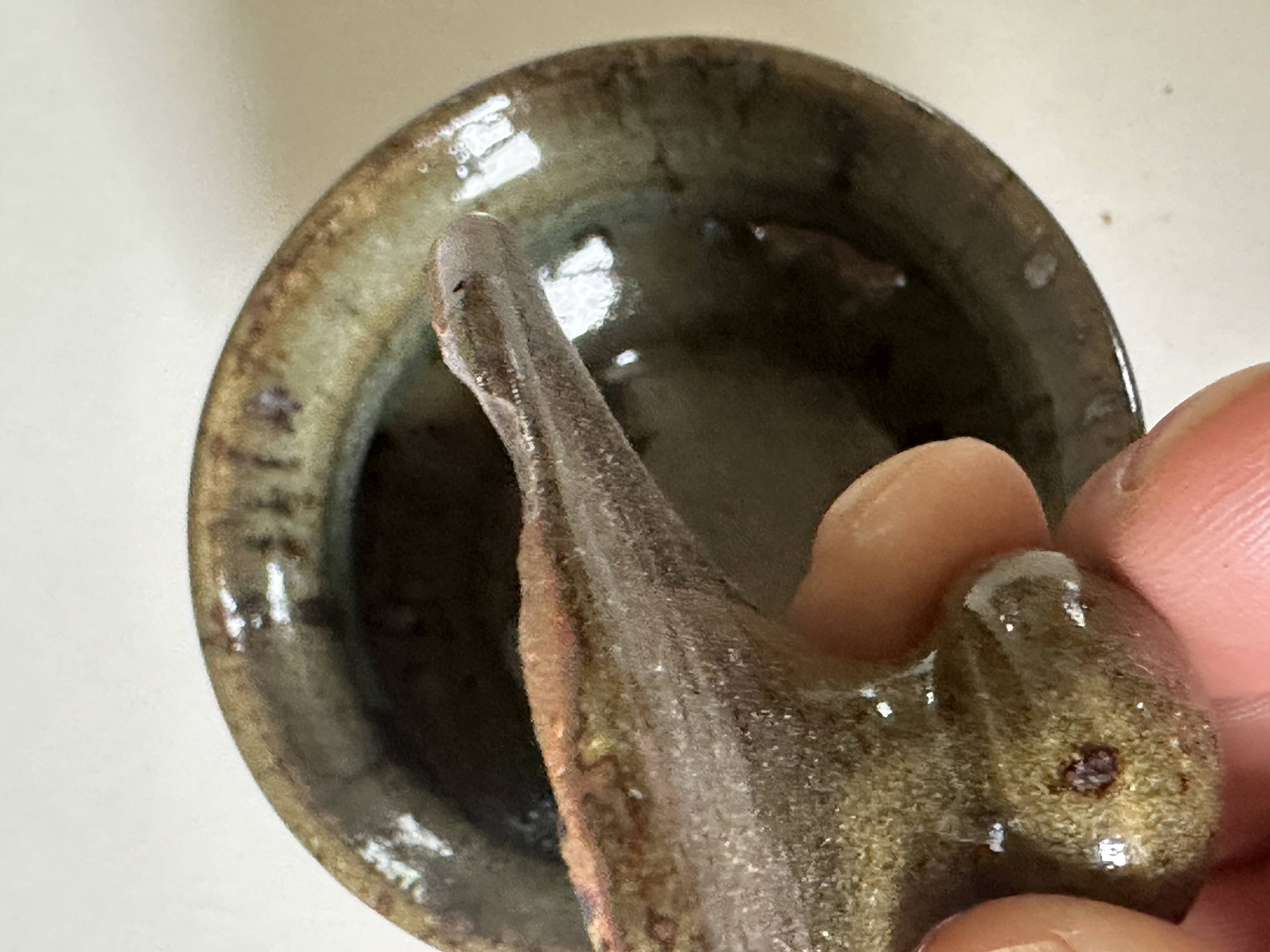 Vintage Gustave Tiffoche ceramic tea set from the 60s