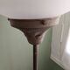 Art Deco glass pendant light
