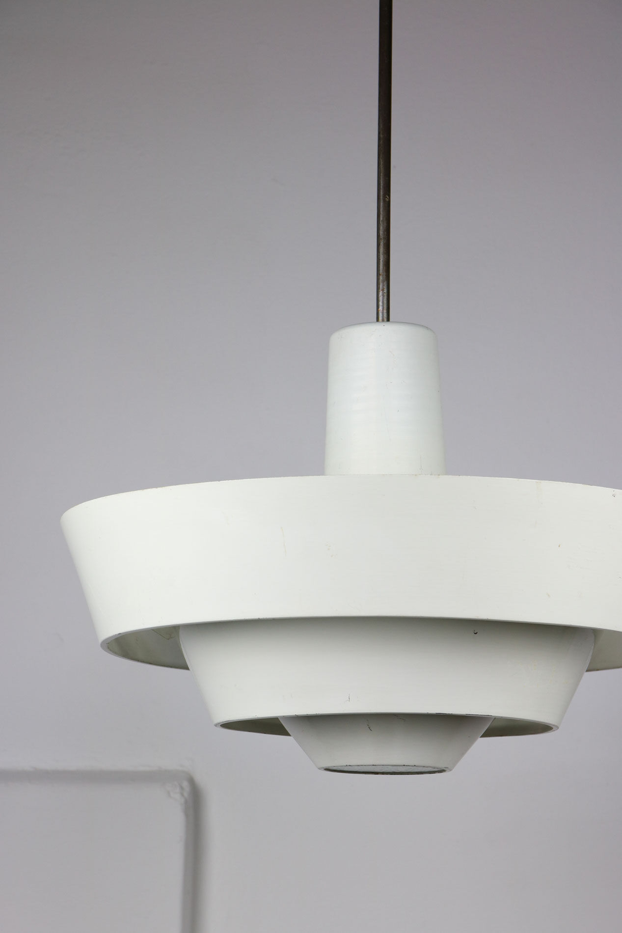 Mid-century industrial cascade ceiling lamp danish