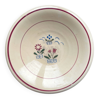 Vintage LUNEVILLE hollow dish, "Aurore" model, Made in France