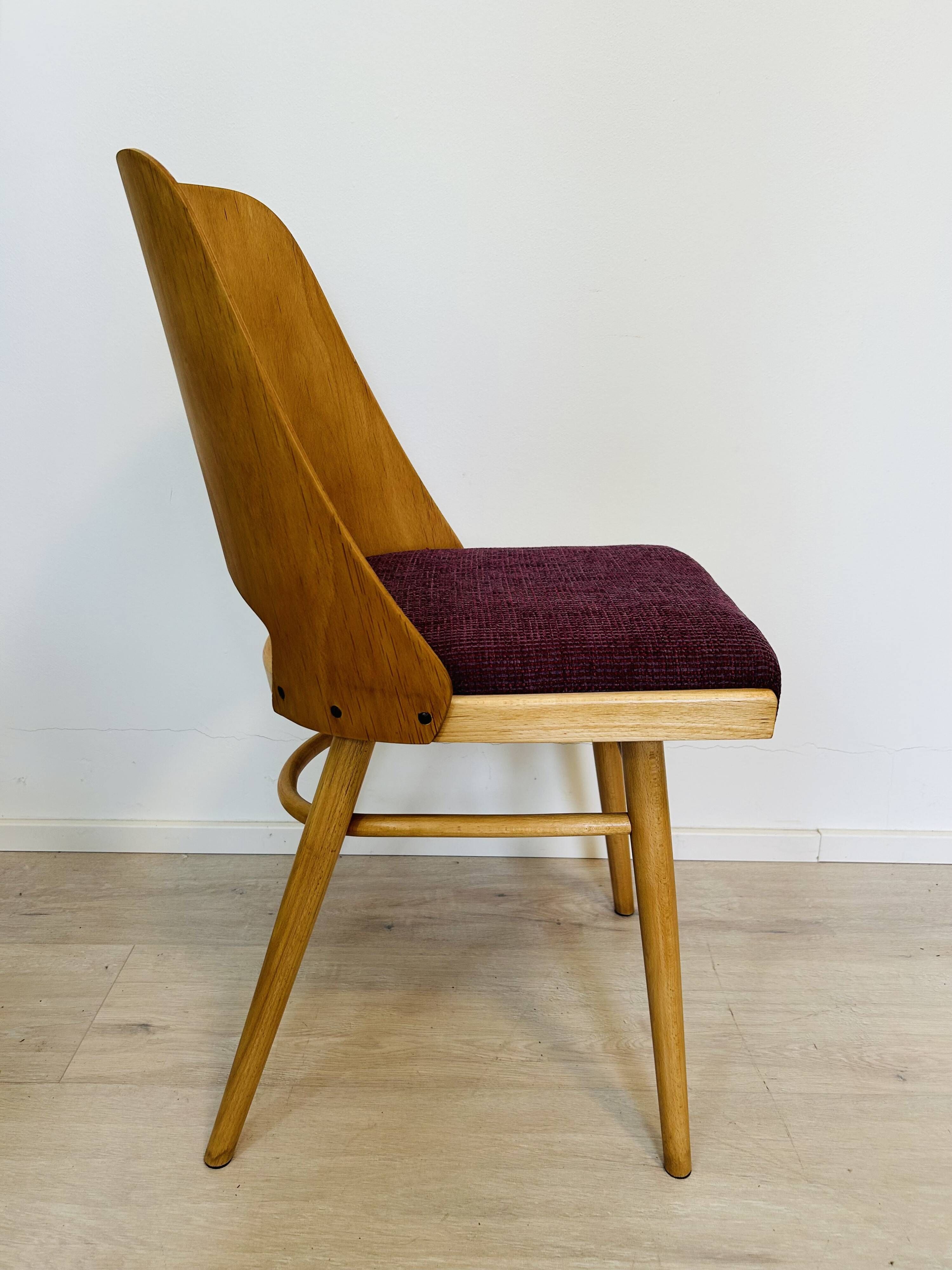 Vintage Chair by Radomir Hofman for TON, Model 514 from Czechoslovakia 1960’s