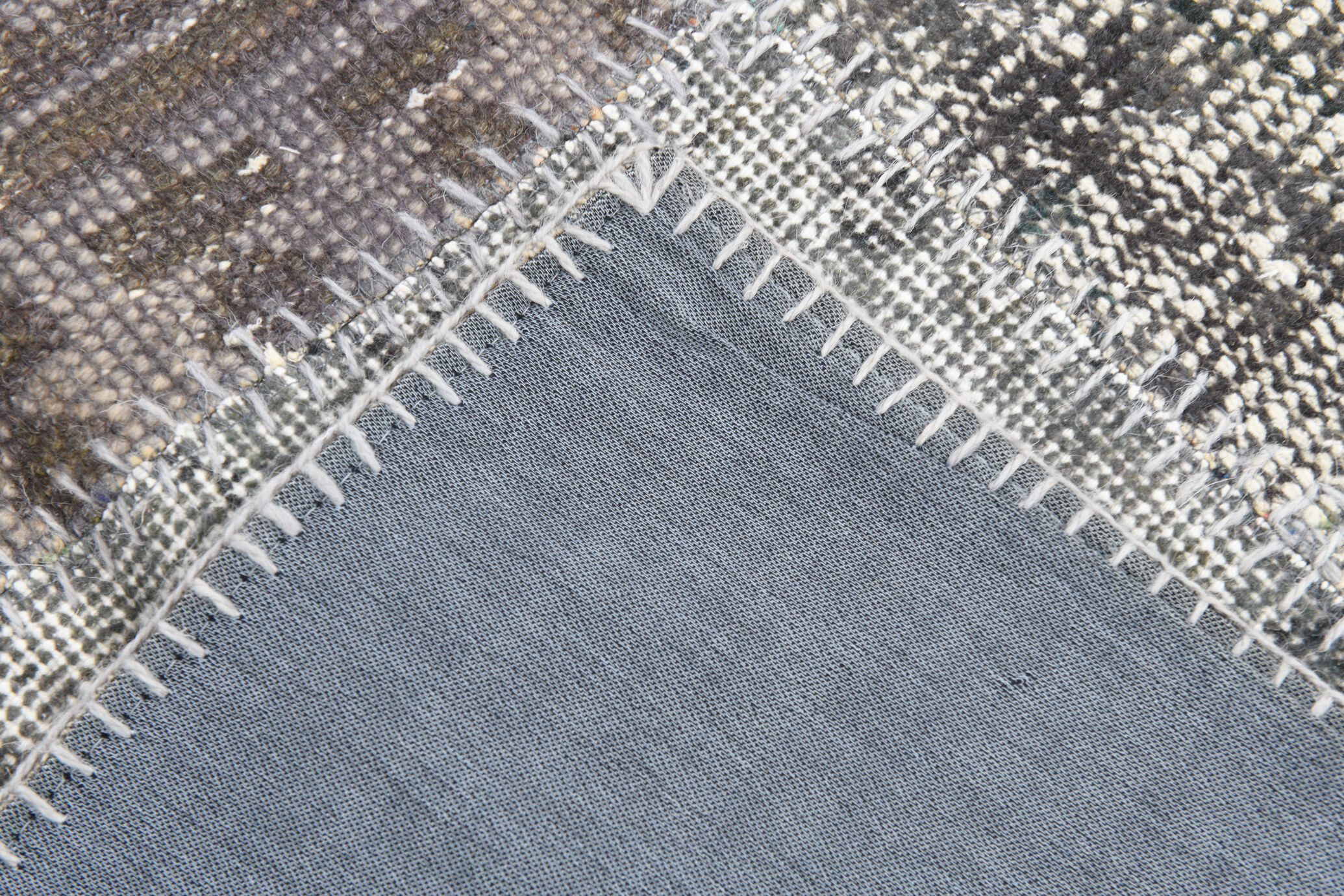 Turkish patchwork vintage rug