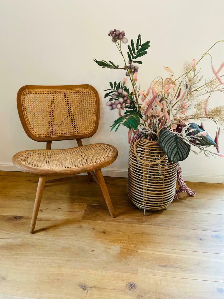 Retro wicker single seat / armchair / lounge chair / armchair