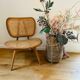 Retro wicker single seat / armchair / lounge chair / armchair