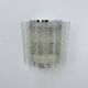 Mid-century glass tube Doria Leuchten wall lamp / sconce, 1970s