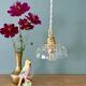 Vintage glass pendant light - tableware collection (UD1)