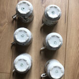 Lot de 6 tasses anciennes