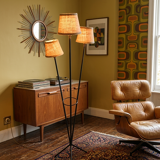 1960s tripod floor lamp