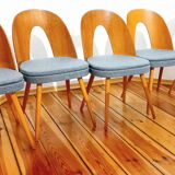 Set of five chairs, design. A. Suman, Tatra Nabytok, Czechoslovakia, 60s
