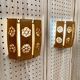 Pair of wall lights 1950 scandinavian design.