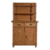 Antique pine dresser – European rustic furniture with shelves – circa 1940