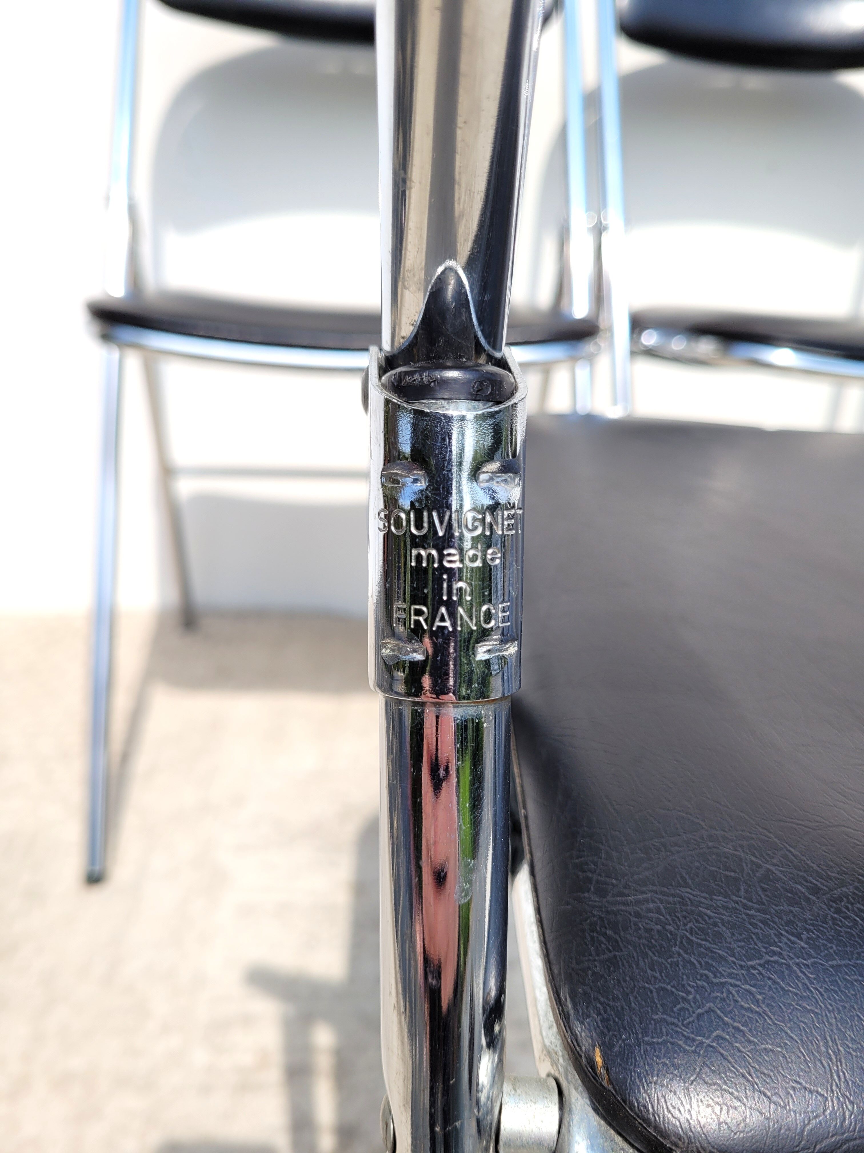 Set 4 folding chairs Souvignet