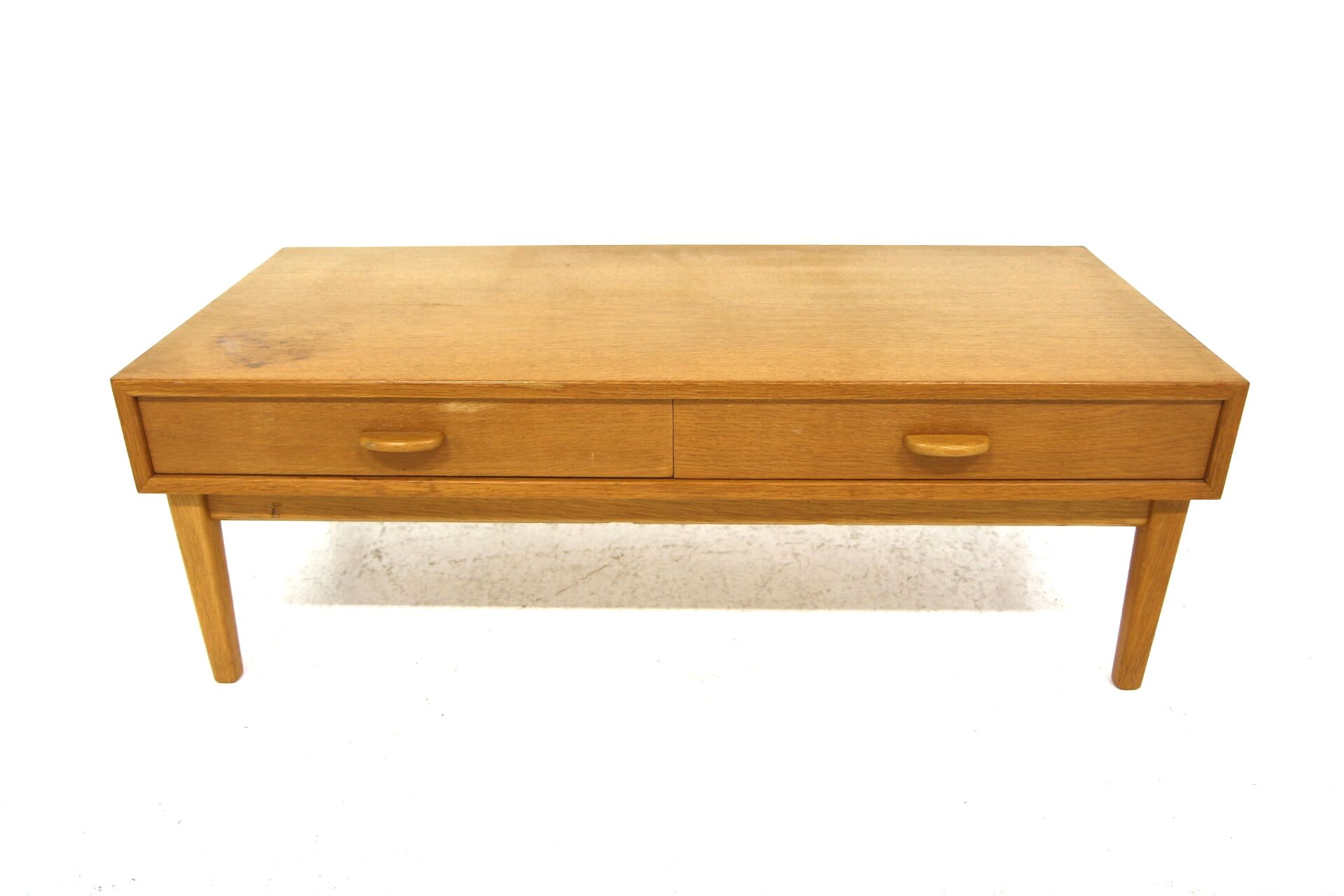 Scandinavian oak low console, Sweden, 1960