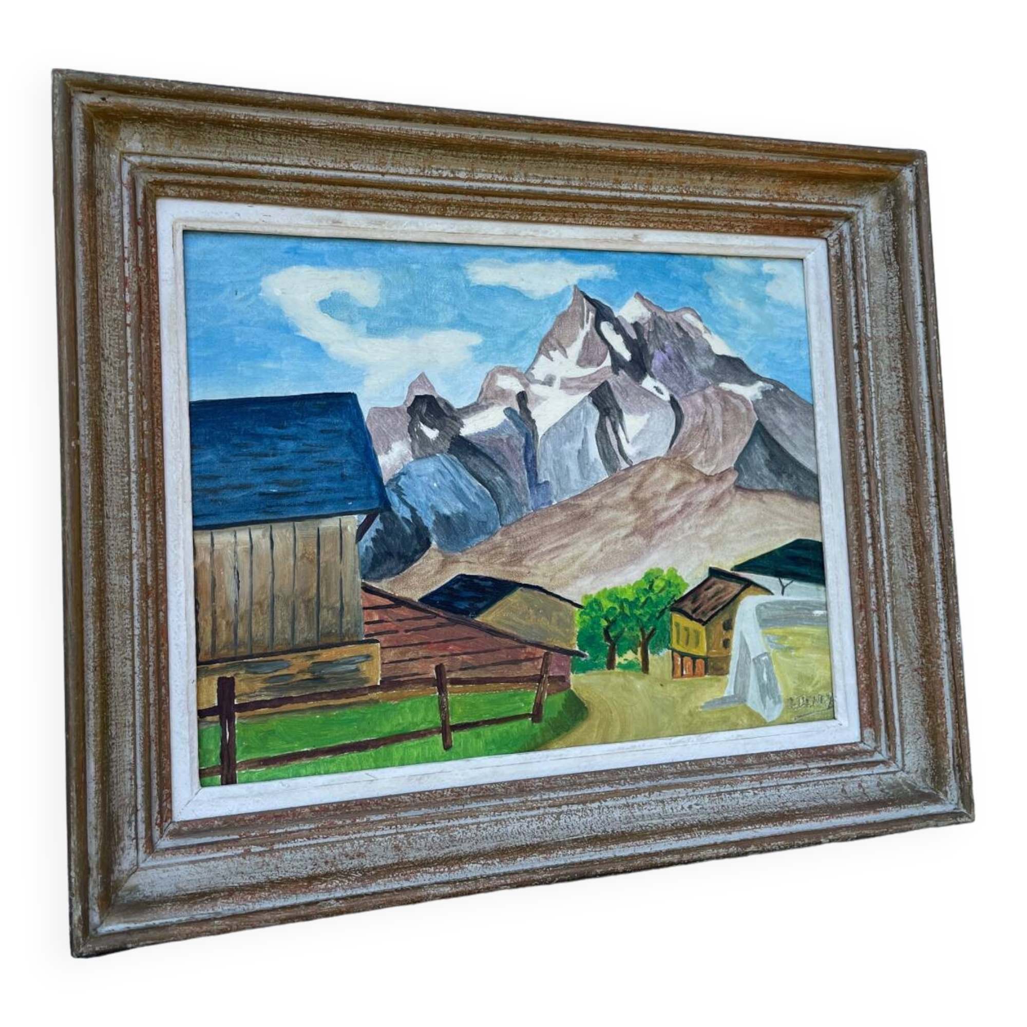 Tableau paysage montagne