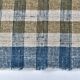 scandinavian kilim 290x190 cm , blue beige and  mustard colour.