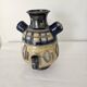 Stoneware vase with Art Deco geometric motifs signed Roger GUERIN