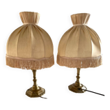 Lot 2 lampes de chevet anciennes